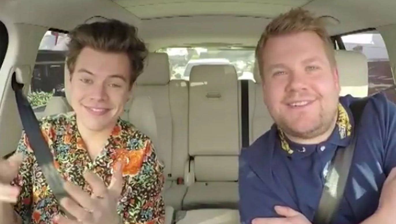 Harry Styles is doing CARPOOL KARAOKE Celebrity Heat